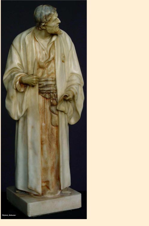 Statuette Shylock-Alabaster